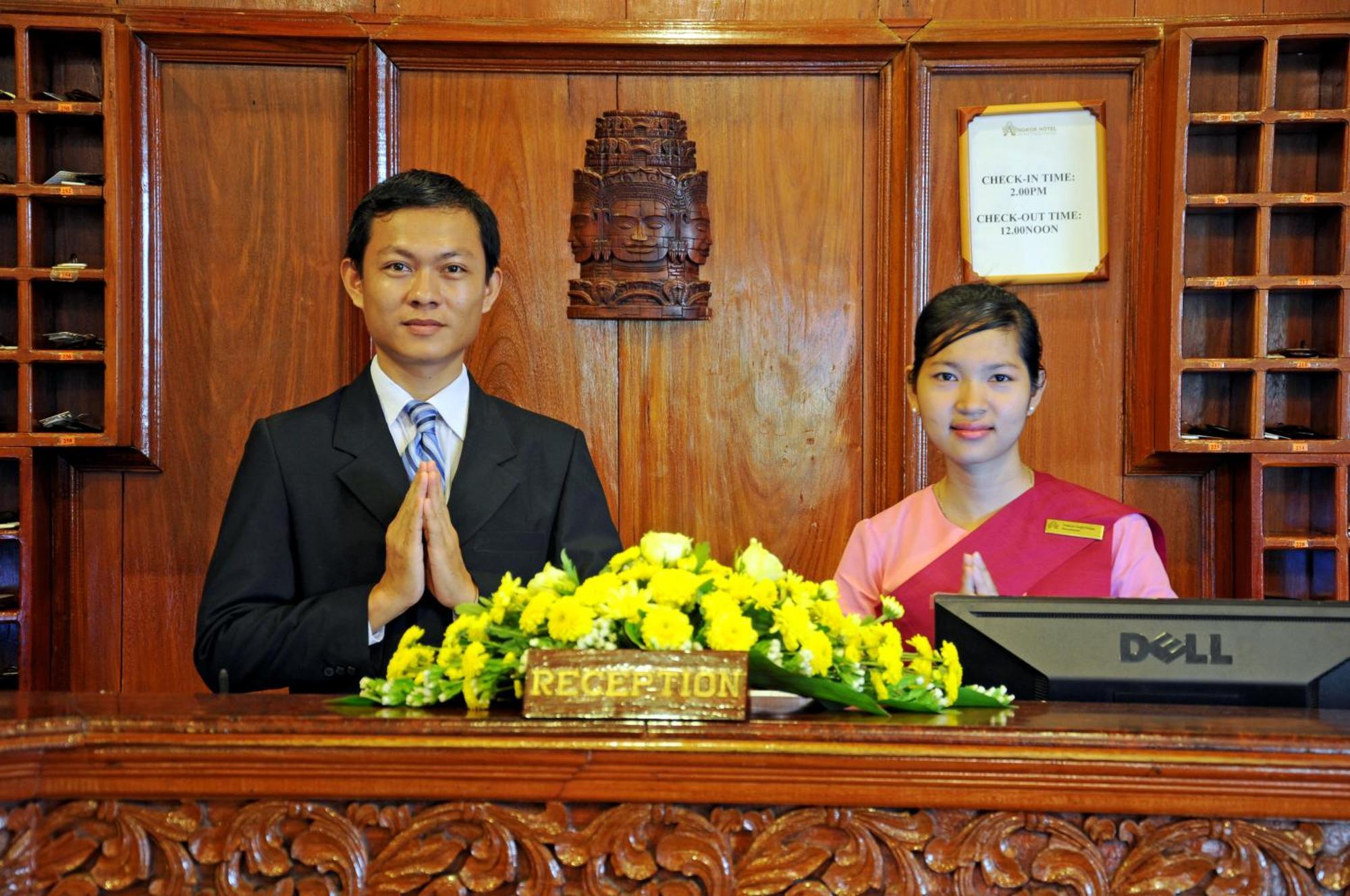 Angkor Hotel Сиемрип Интерьер фото